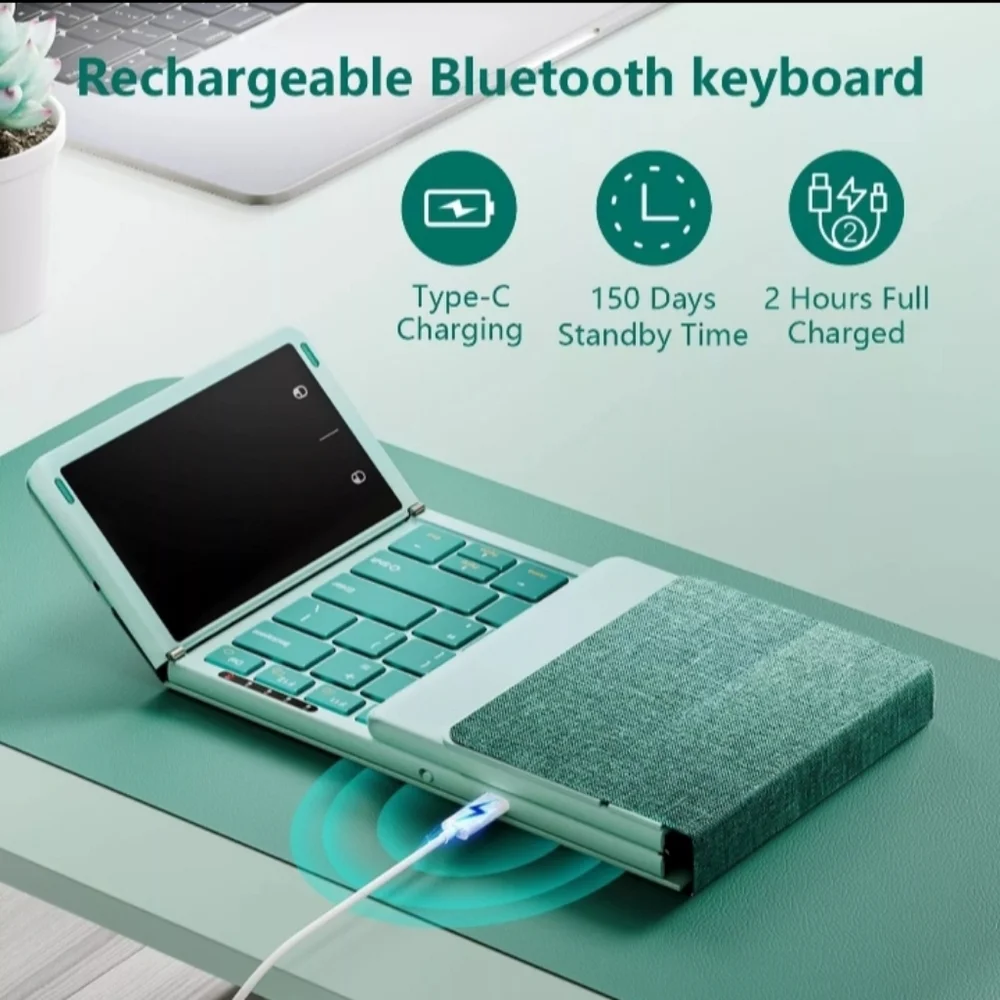 NIB SEENDA Foldable Bluetooth Keyboard with Touchpad